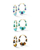 Chunky Inlay Hoops