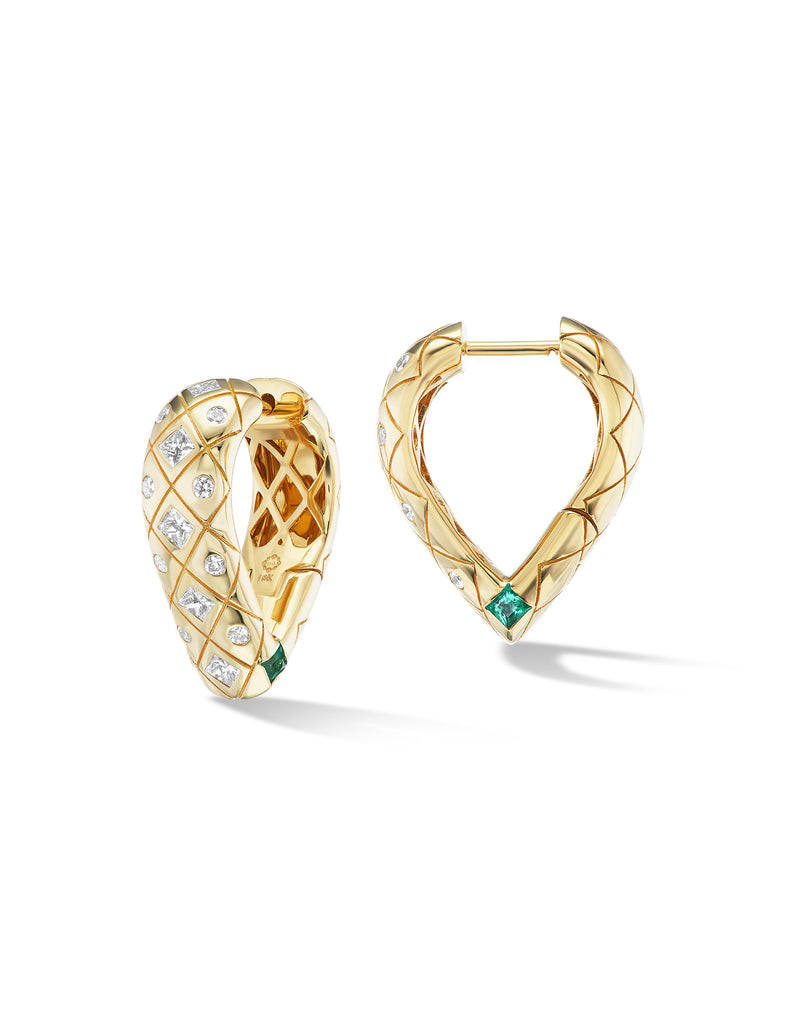 Bliss Diamond Hoops