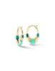 Mini Inlay Tri Hoops