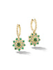 Temple Mandala Huggie Earrings