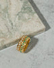 Mandala Petal Wide Band