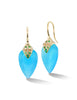 Temple Carved Stone Earrings