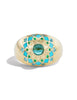 Temple Mandala Dome Inlay Ring