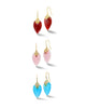 Temple Carved Stone Earrings
