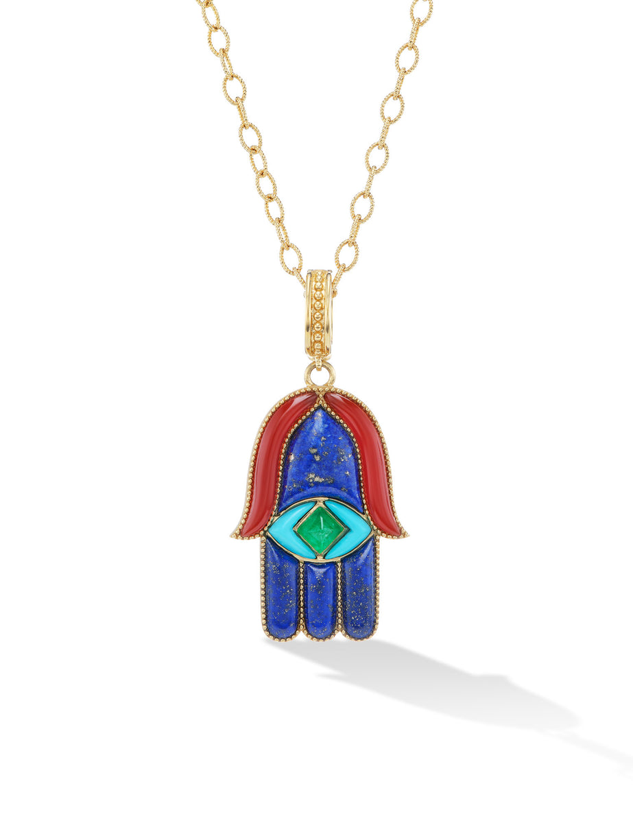 Large Hamsa Amulet Necklace – Orly Marcel