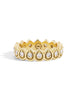 Mandala Petal Wide Band