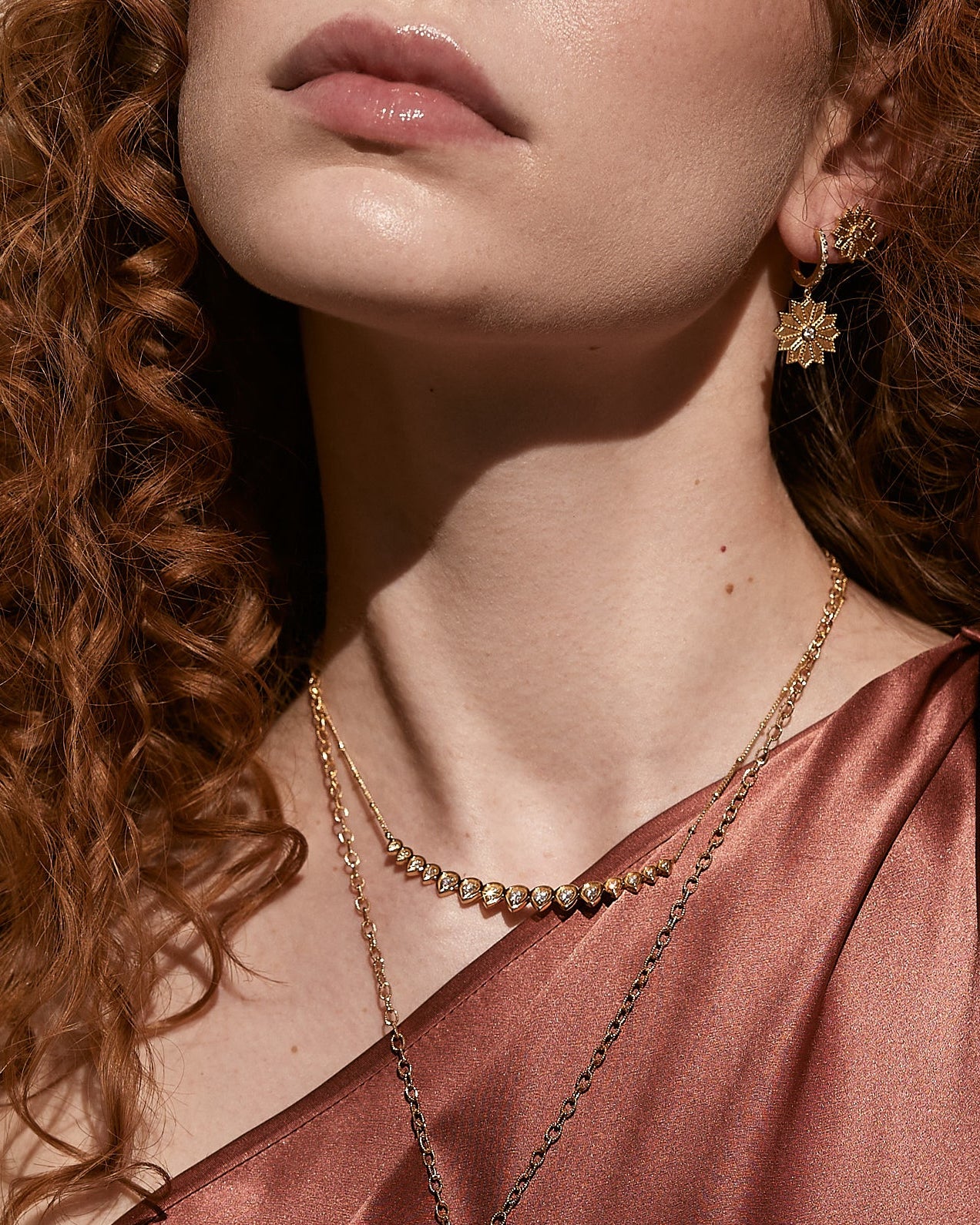 Mandala Petal Graduated Necklace – Orly Marcel