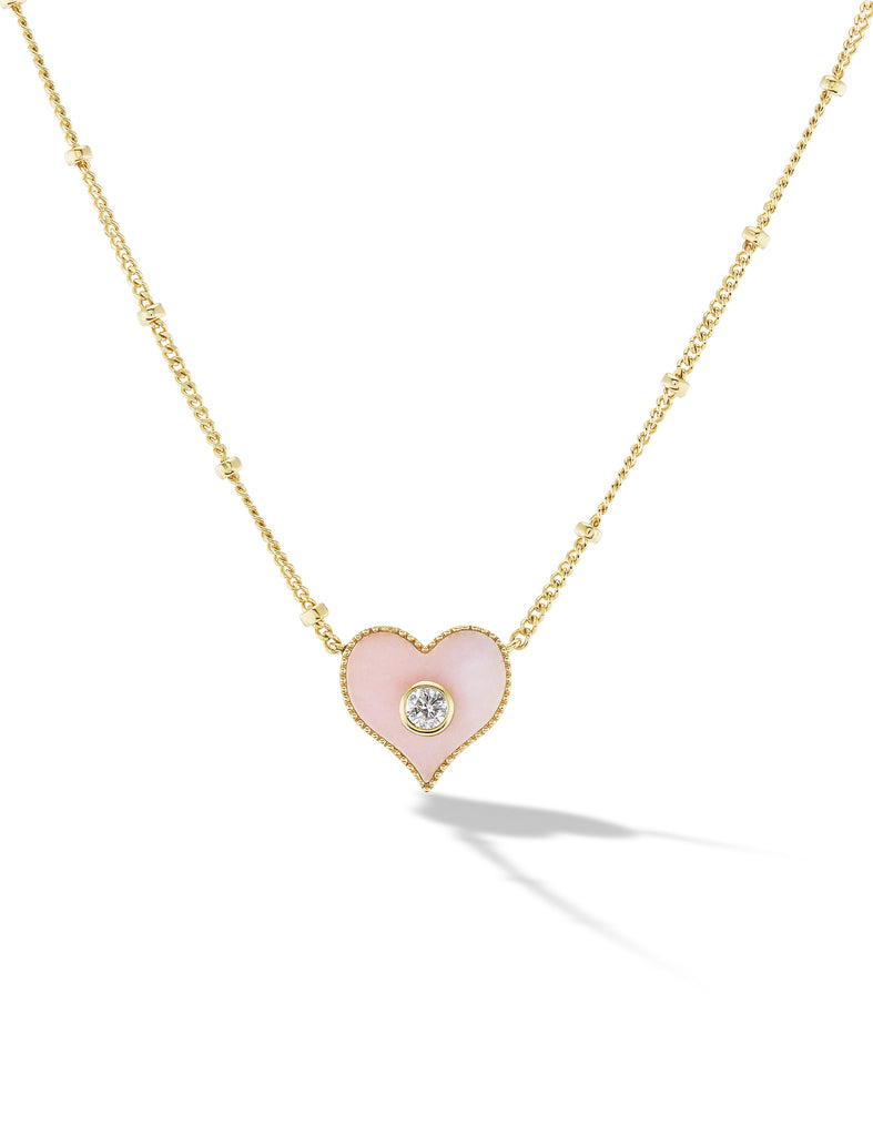 Mini Heart Inlay Necklace