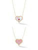 Large Heart Inlay Necklace