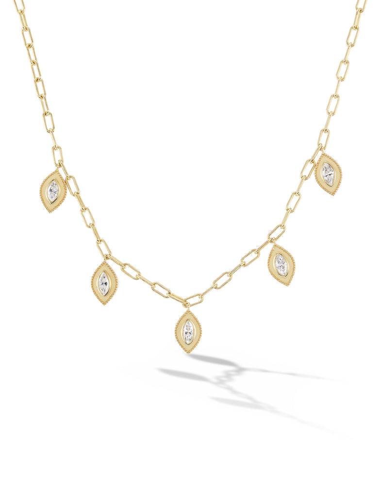 Marquise Charm Necklace