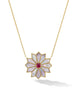 Sacred Flower Inlay Necklace